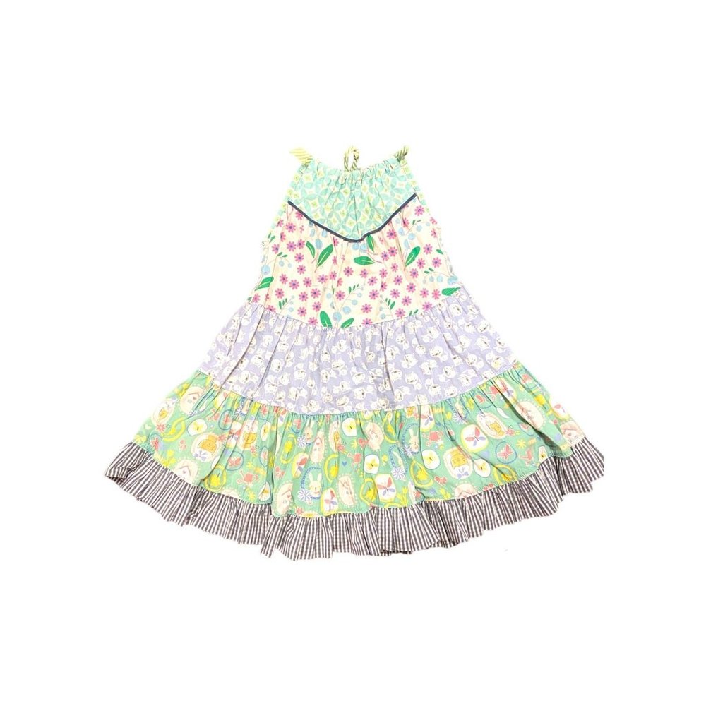 Size 4 Matilda Jane ruffle dress with cats